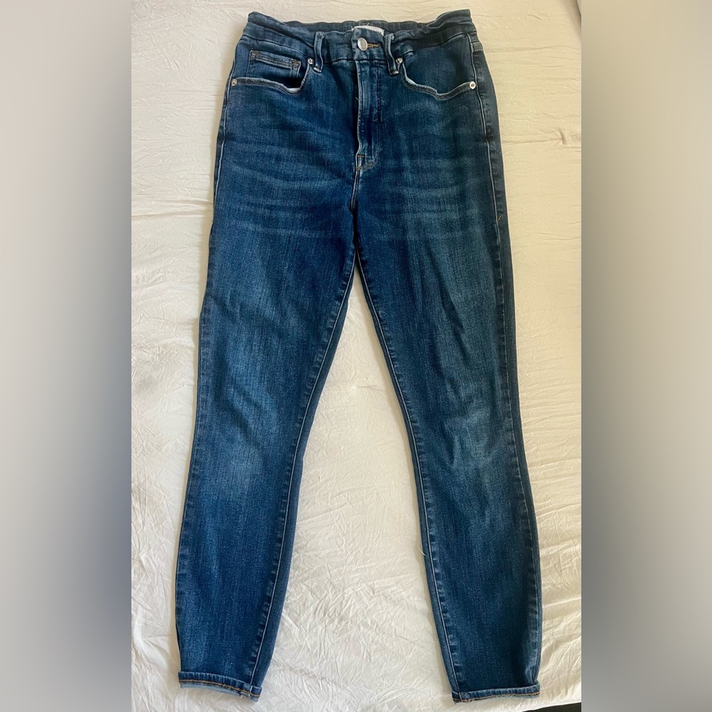 Good American Mid Blue Skinny Jeans